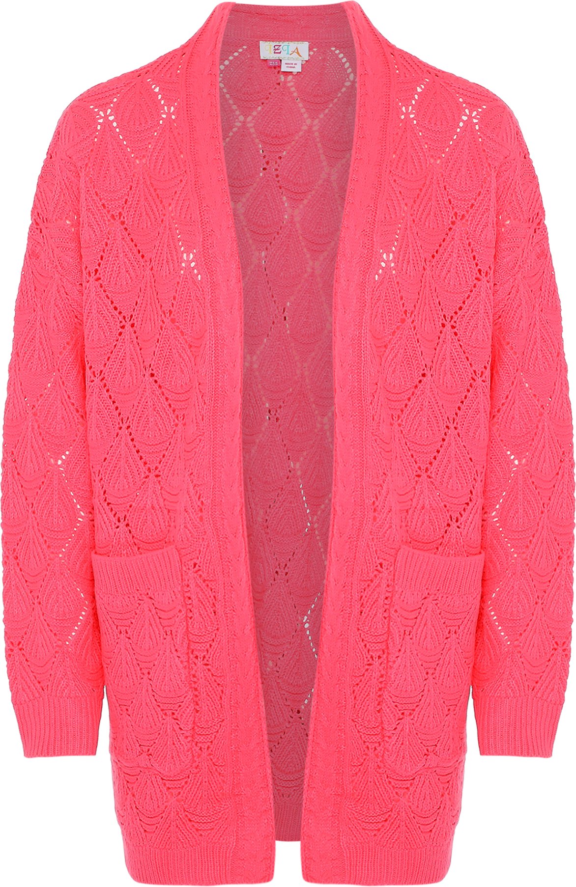 IZIA Strickjacke Damen Rosa