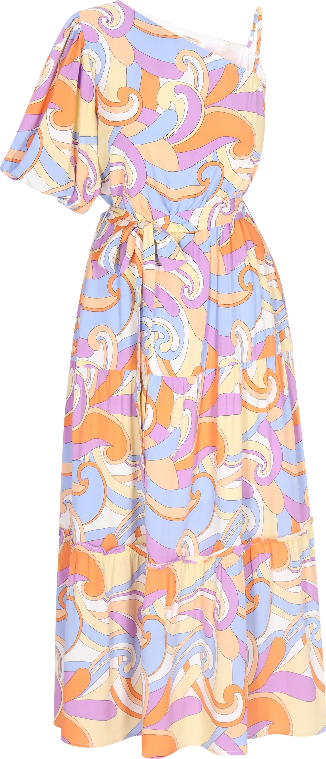 IZIA Kleid Frauen violett mehrfarbig