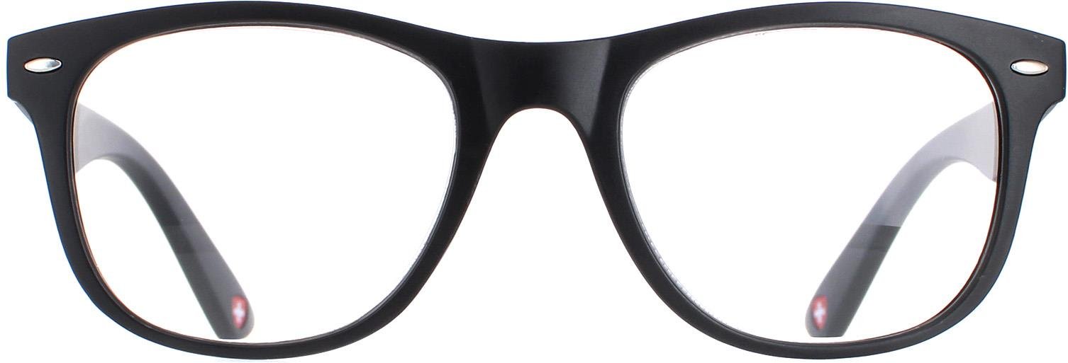Montana Square Unisex-Brille schwarz