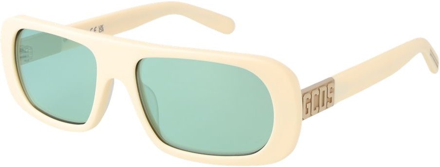 GCDS Beigefarbene Acetat-Sonnenbrille