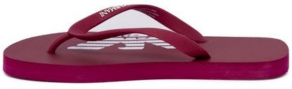 Emporio Armani Unterwäsche Bunte Gummi Flip-Flop Sandalen