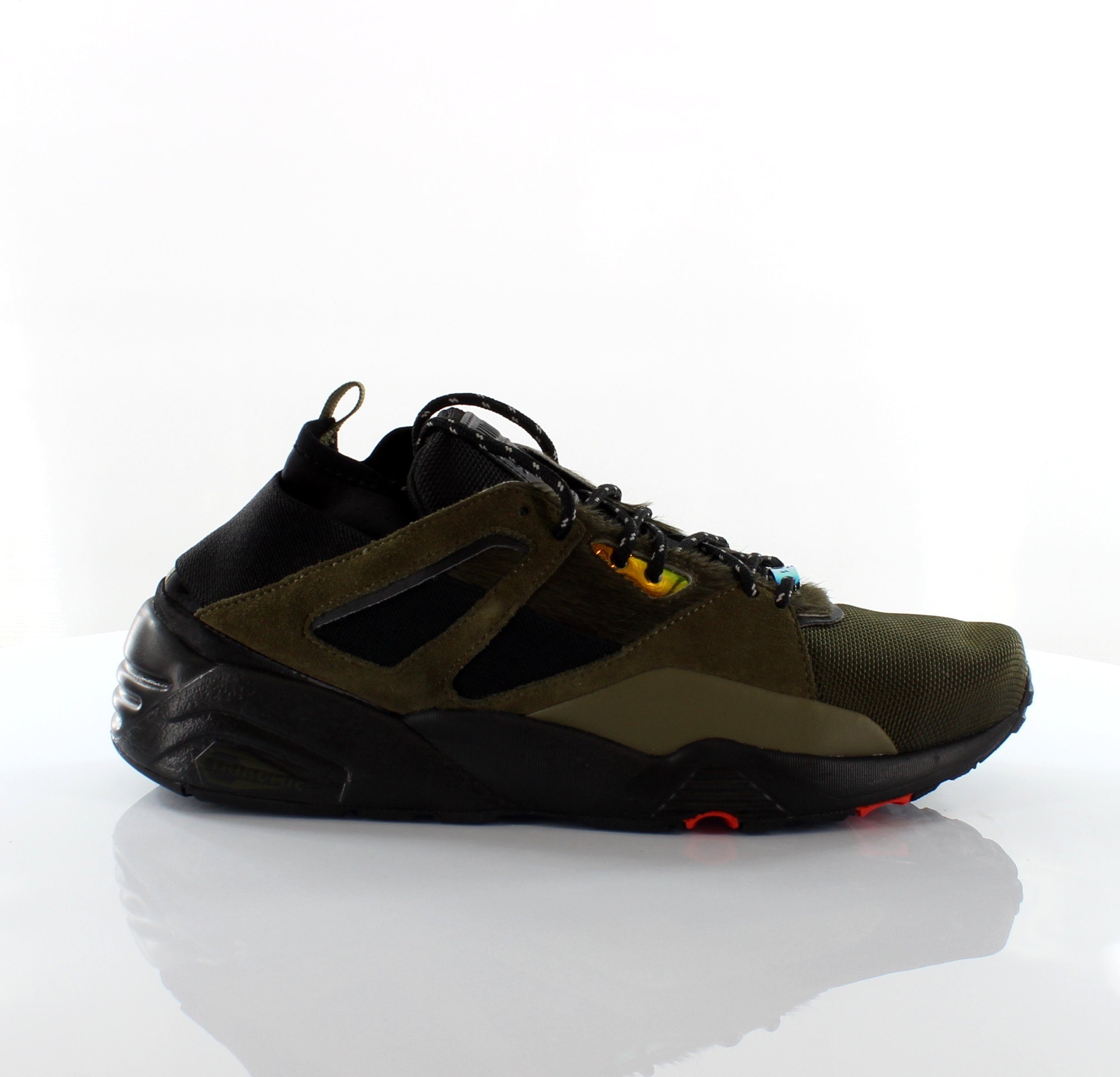 Puma Blaze von Glory Sock Campinglace Up Olivengrüner Herren Trainer 361904 01