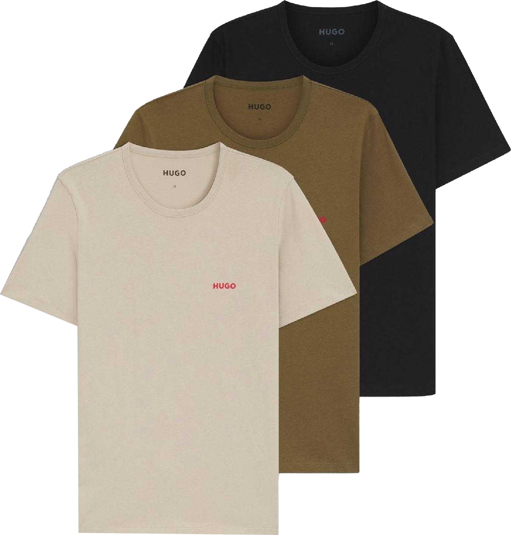 Hugo Boss - T-Shirt für Herren (3er-Pack) (Bunt)