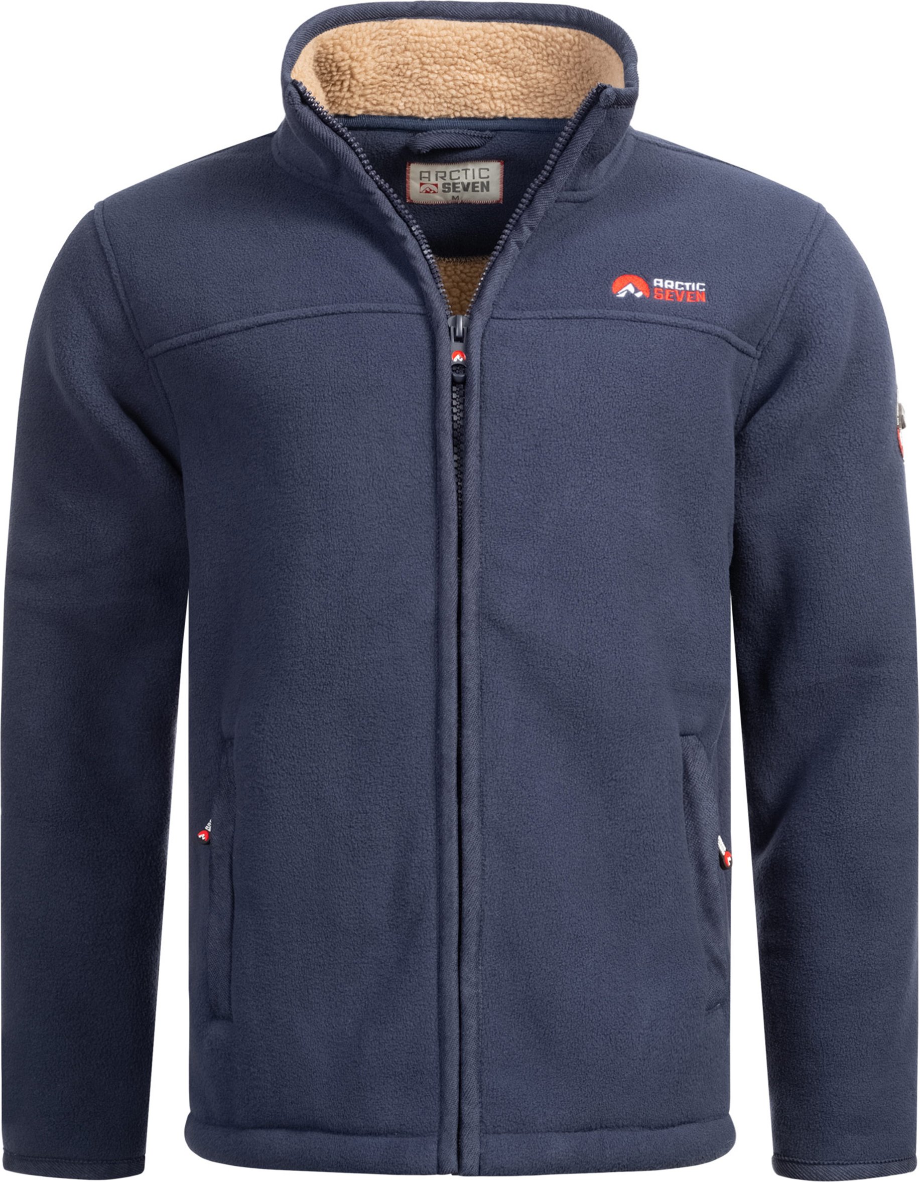 Arctic Seven Herren Fleece Jacke – Navy