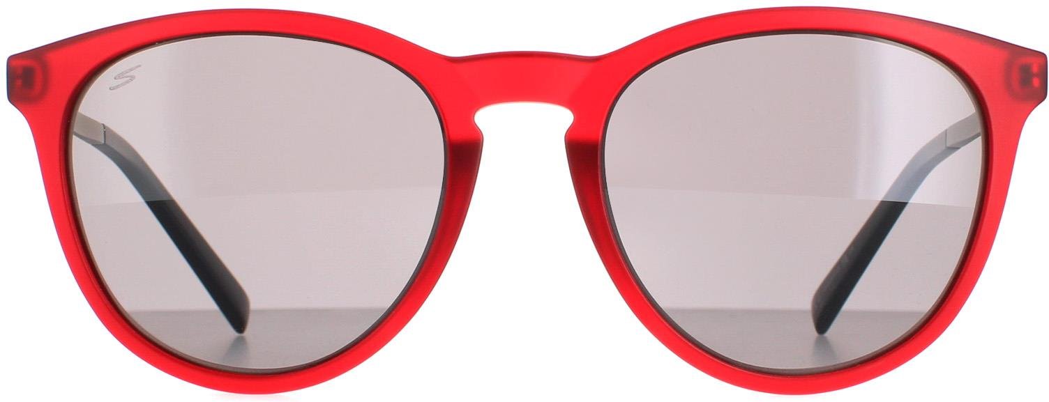 Thumbnail - Serengeti Rund Unisex Matt Kristall Rosa Saturn Polarisiert Rauch Brawley