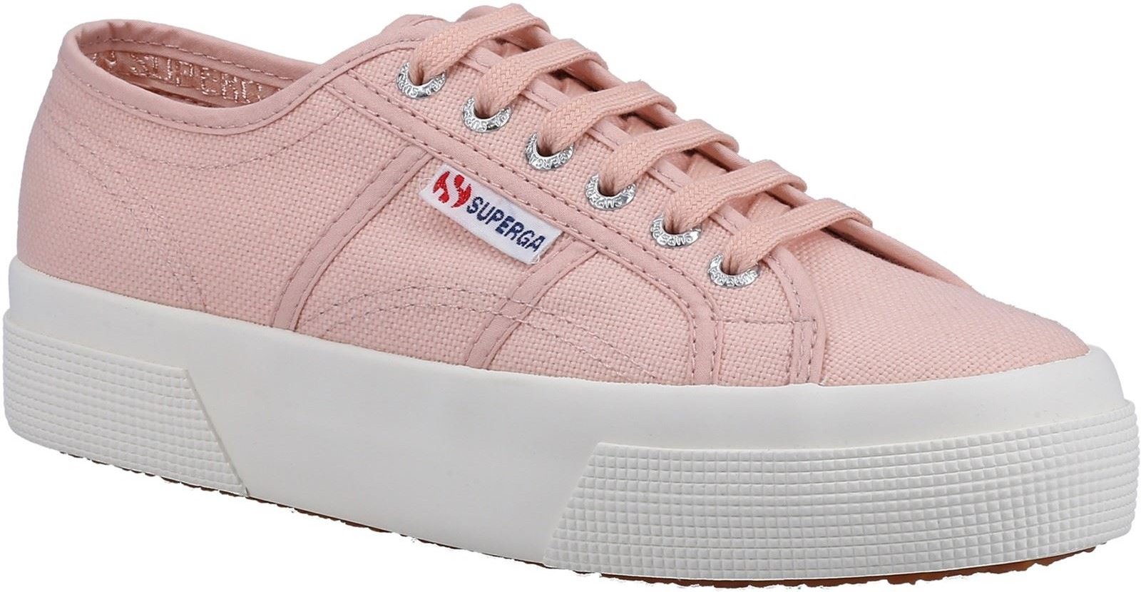 Superga 2740 Platform Cotton Damen Rosa Blush Turnschuhe