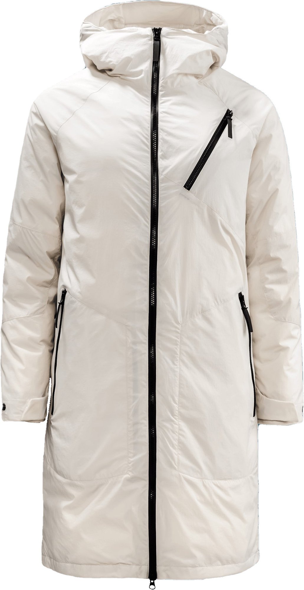 Jack Wolfskin Tech Lab Womens White Parka Jacke