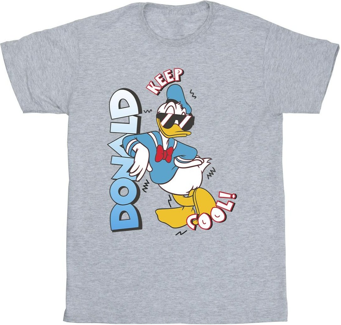 Disney - "Donald Duck Cool" T-Shirt für Herren (Grau)