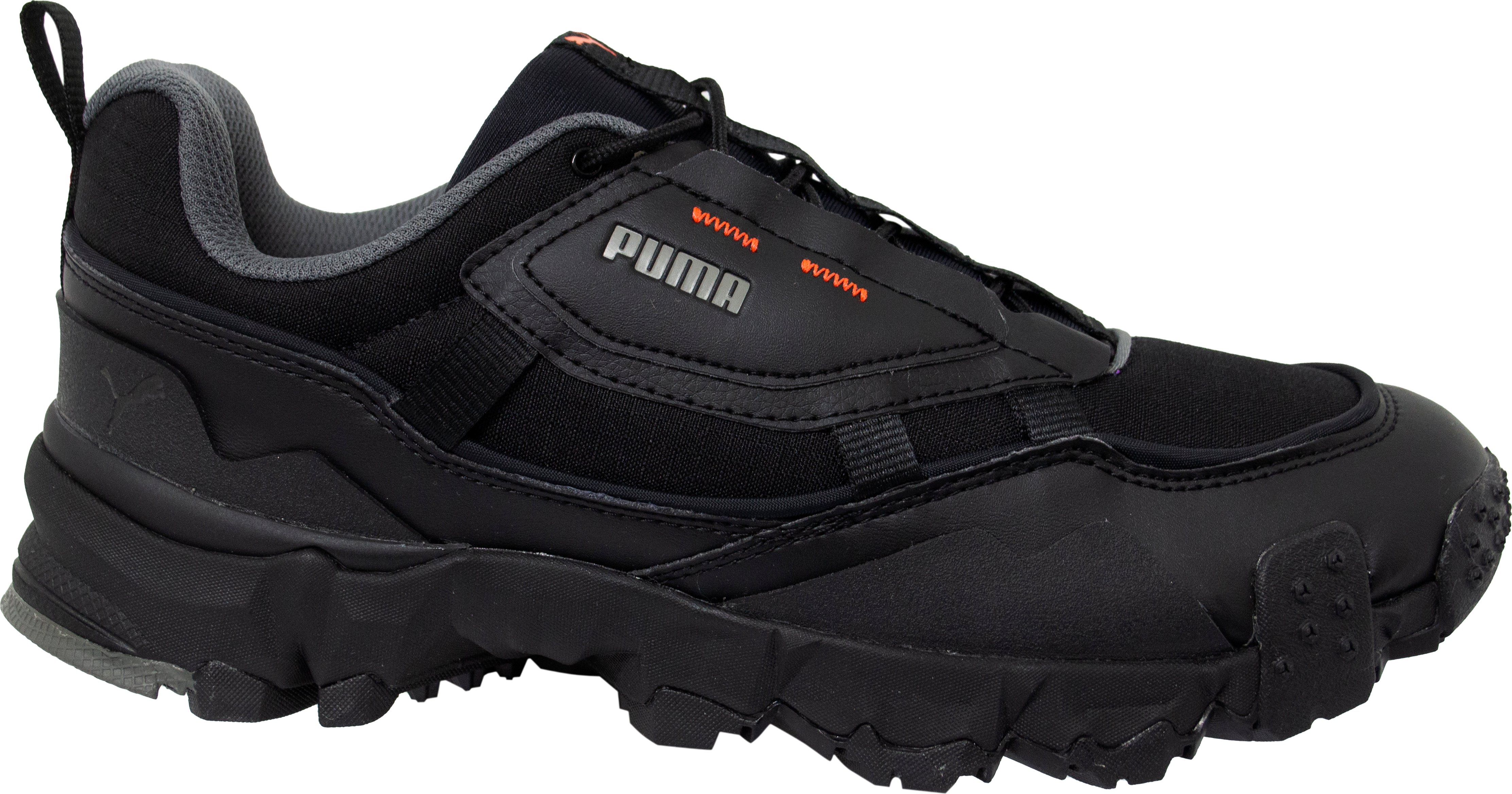 Puma Trailfox Overland MTS Grid Black Low Schnüren -UP -Herren -Trainer 371477 01