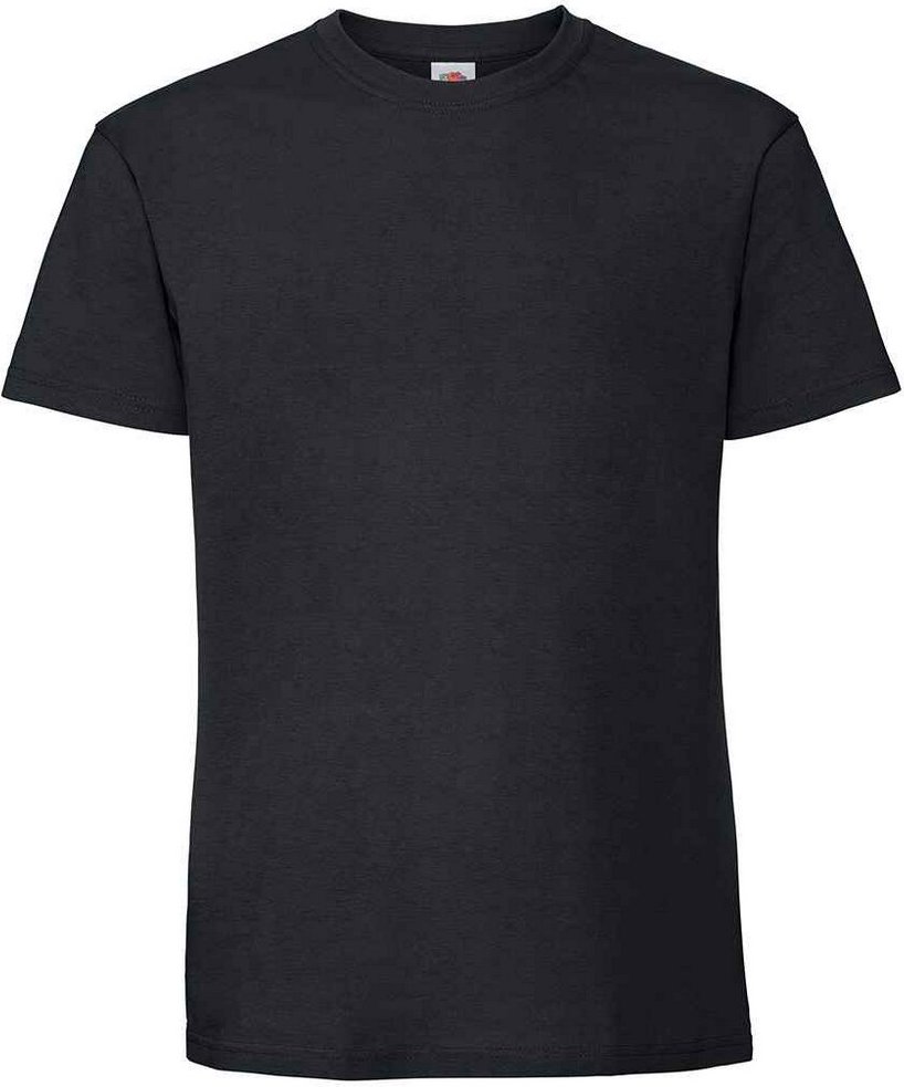 Fruit Of The Loom Herren Premium T-Shirt (Schwarz)