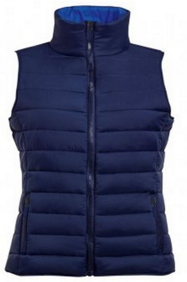 SOLS Womens/Ladies Wave Padded Water Repellent Bodywarmer/Weste (Navy)