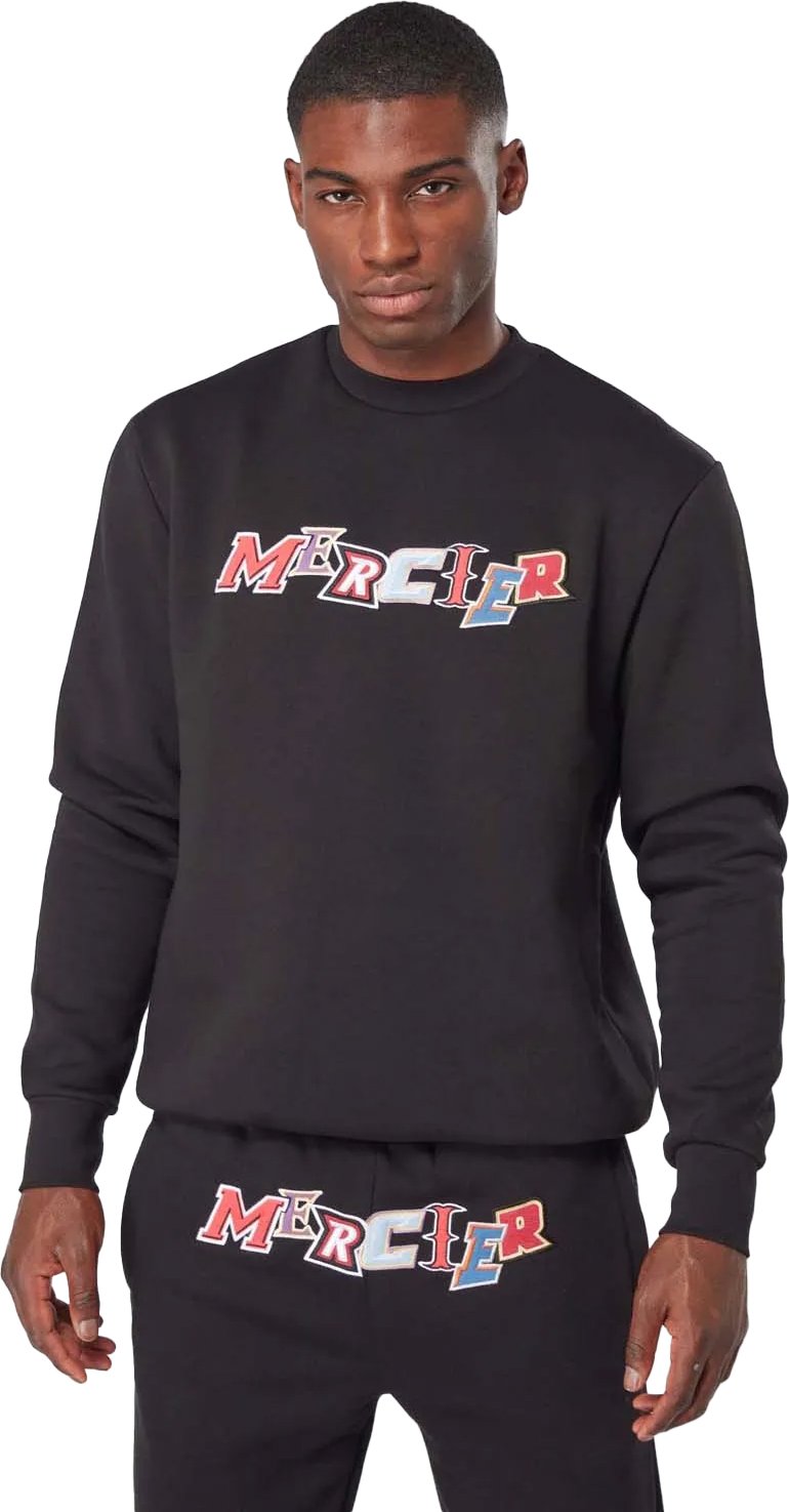 Mercier - "Anonymous" Sweatshirt Rundhalsausschnitt für Herren (Schwarz)