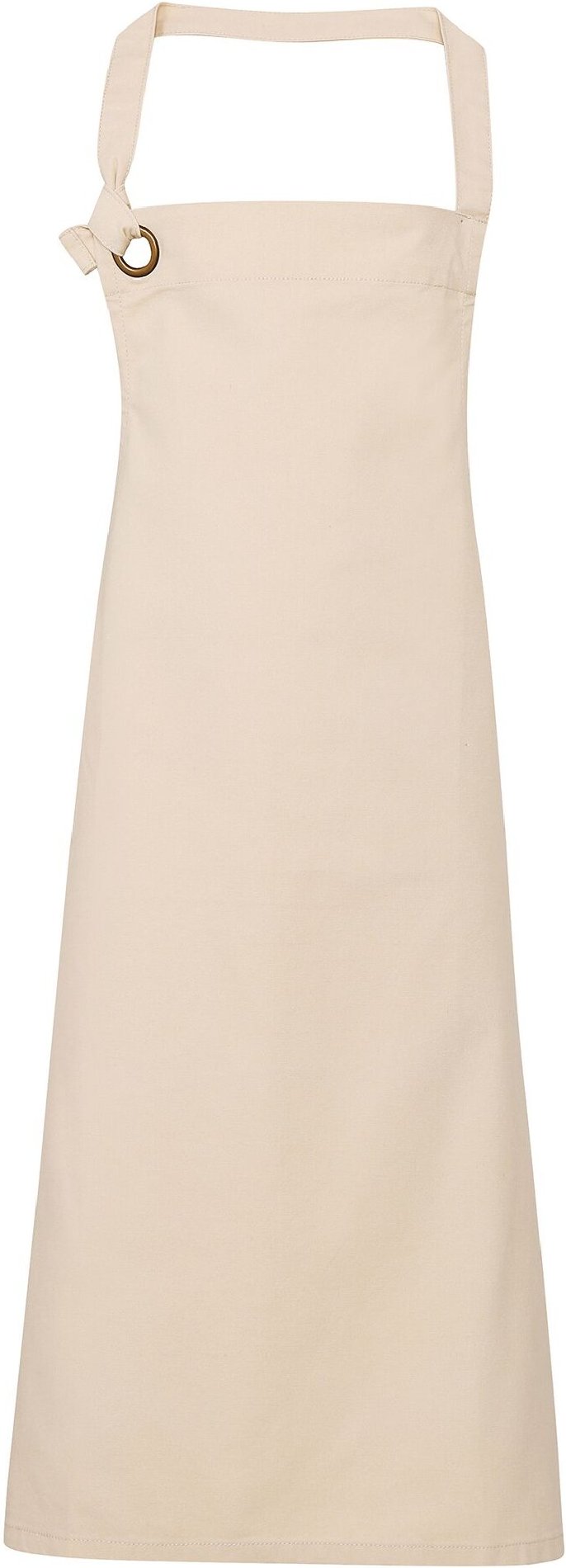 Premier Unisex Calibre Latzschürze aus schwerem Baumwollsegeltuch (natürlich)