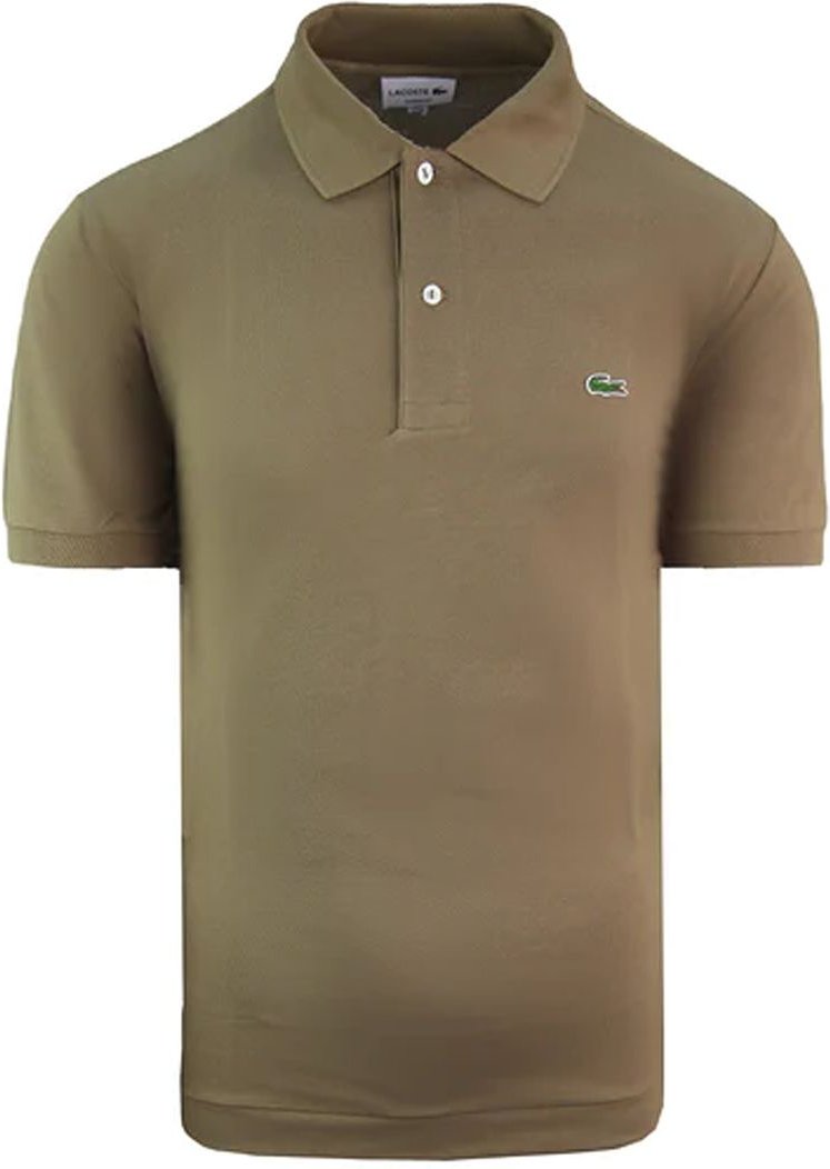 Lacoste Classic Fit Herren Beige Polo -Hemd
