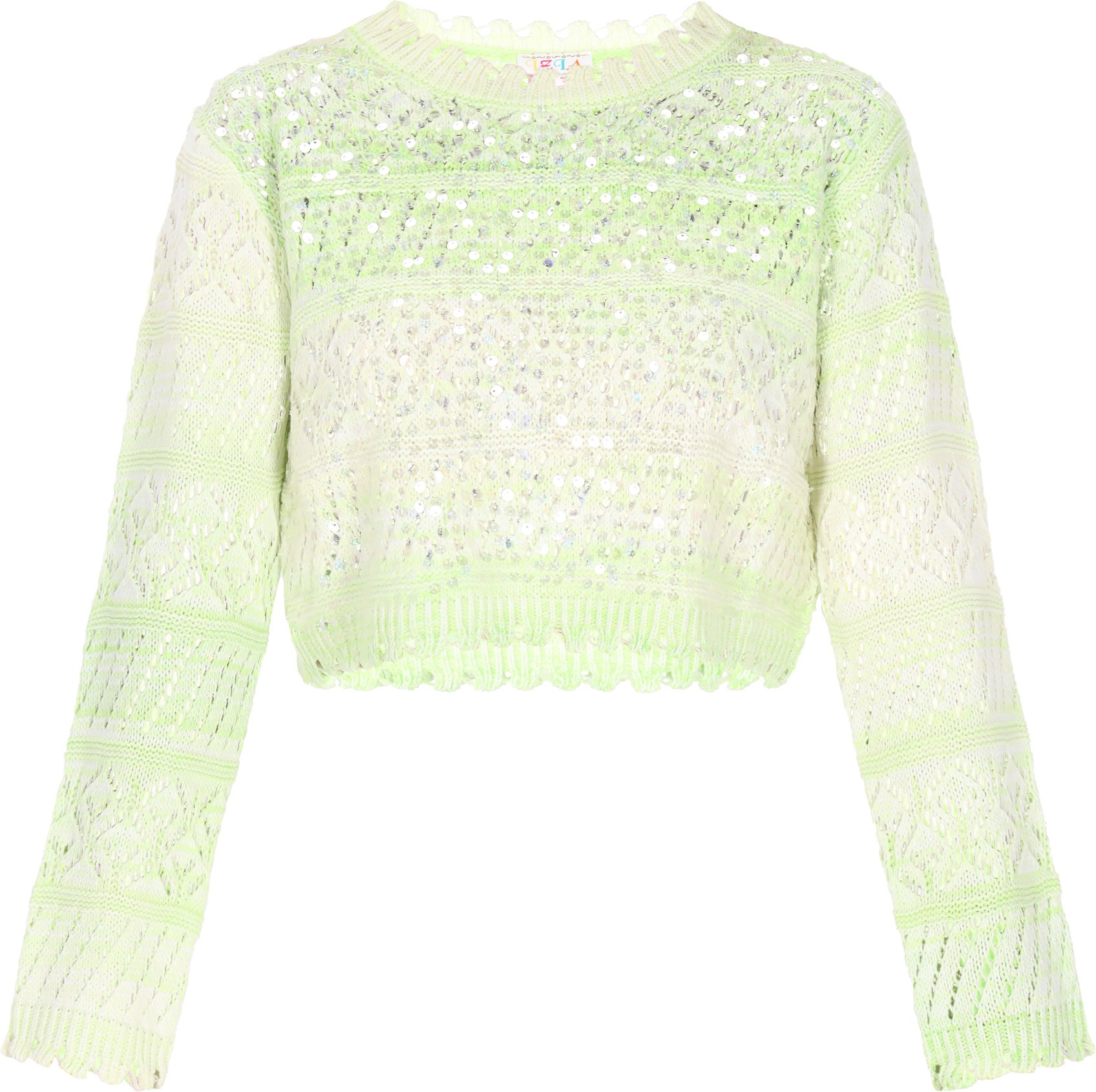 IZIA Pullover Frauen hellgrün mehrfarbig