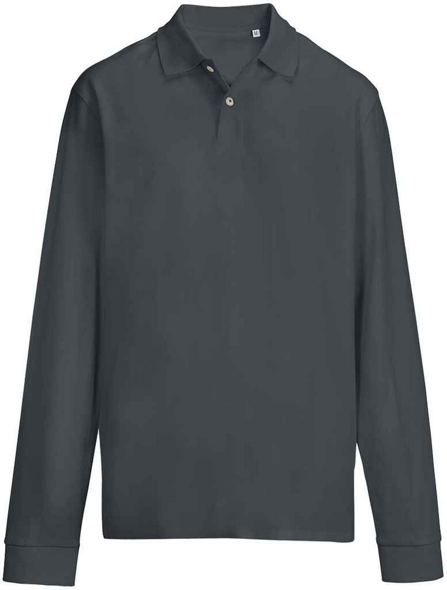 SOLS Unisex-Erwachsene Piqué-Langarm-Poloshirt (Maus Grau)