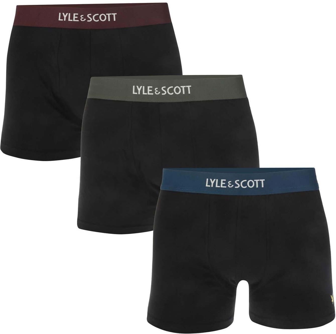 Thumbnail - Lyle & Scott - "Devon" Boxershorts für Herren(3er-Pack) (Schwarz)