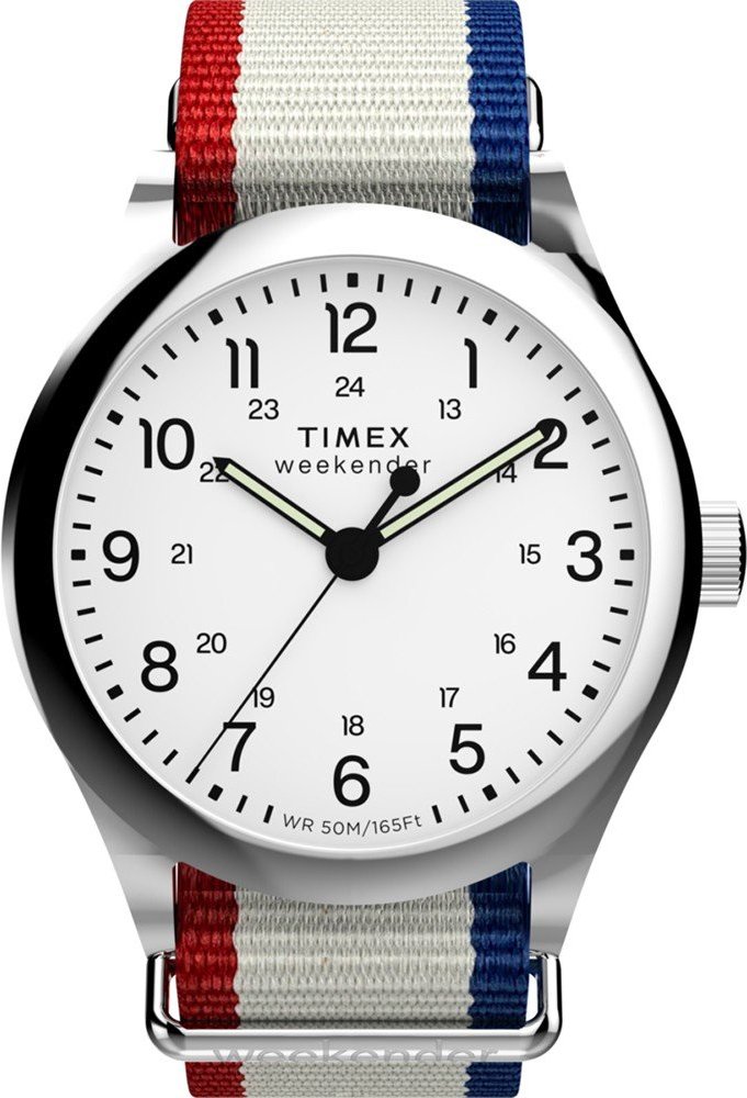 Timex Weekender New England Grau Herren Armbanduhr TW2Y15500