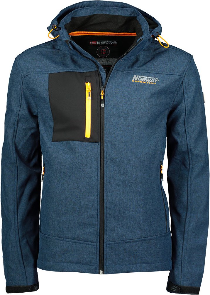 Geografische Norwegen-Jacke für Herren. Die Jacke ist aus hochwertigem Polyester gefertigt und hat ein warmes Innenfutte...