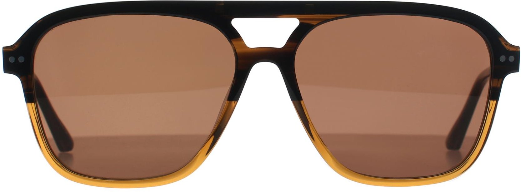 Ted Baker Aviator Herren Braun Horn Gradient Braun TB8259