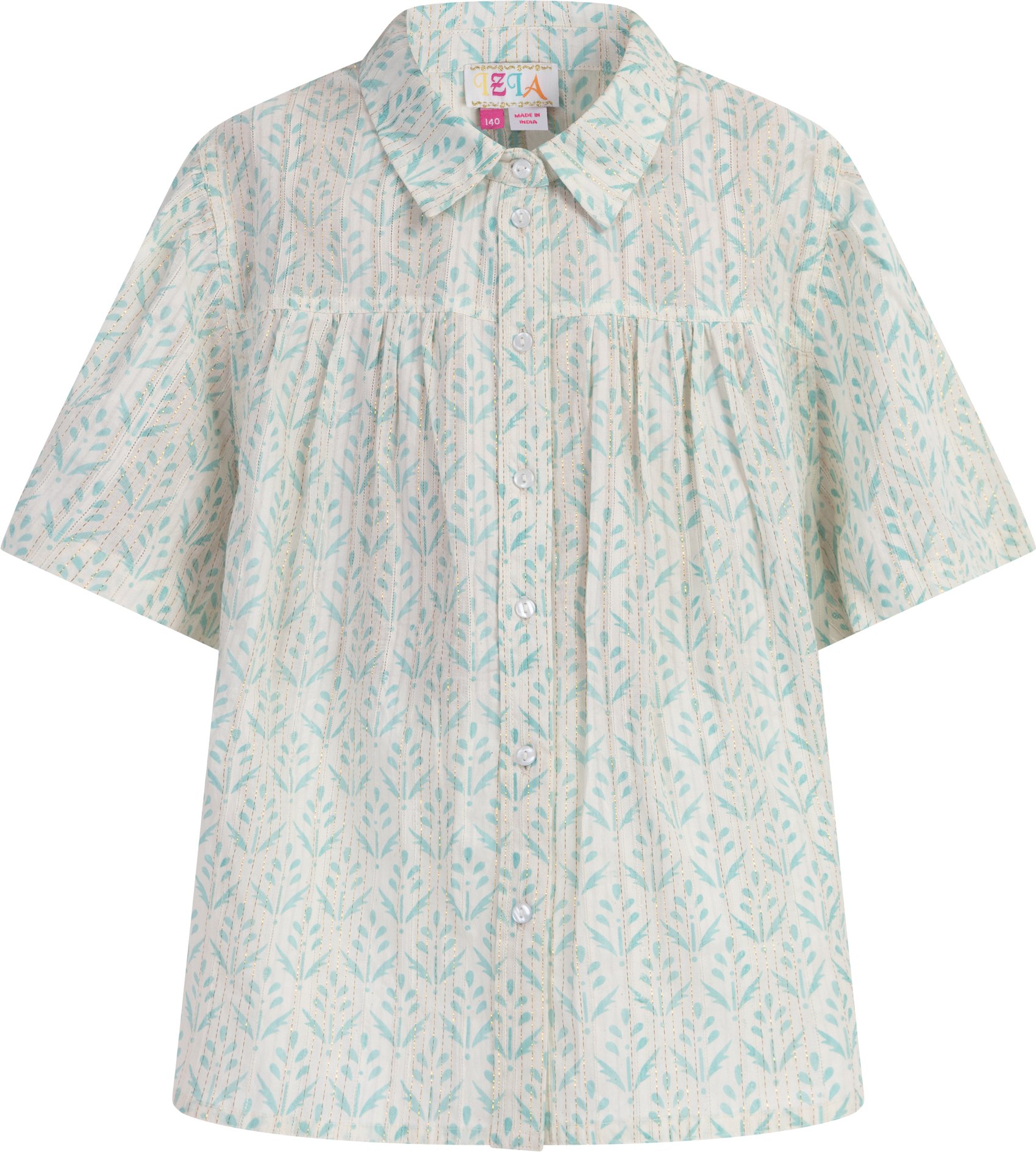 IZIA kurzarmbluse Mädchen (Kids) türkis