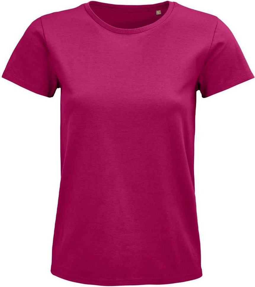 SOLS - "Pioneer" T-Shirt Baumwolle aus biologischem Anbau für Damen (Fuchsie)