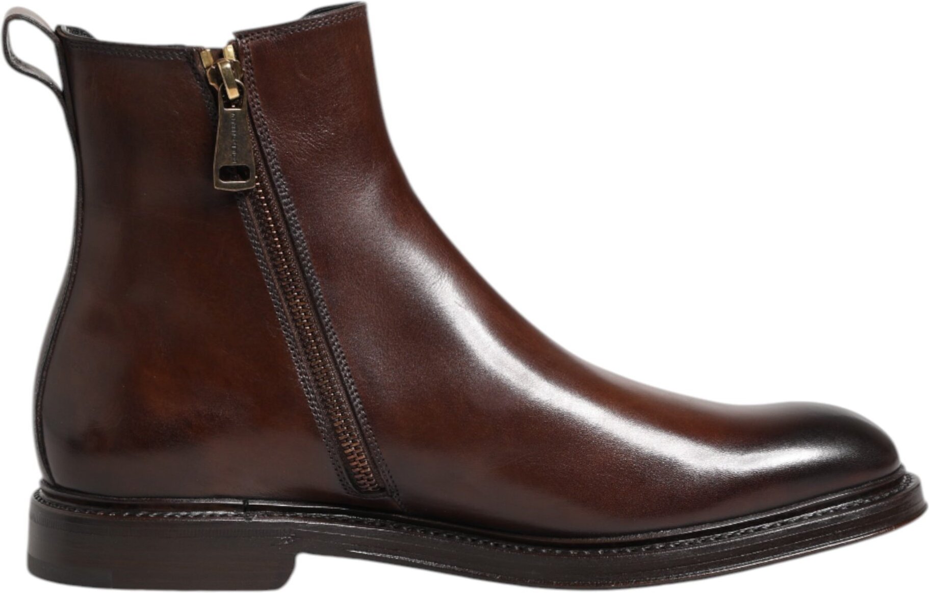 Stiefeletten mit seitlichem Reißverschluss