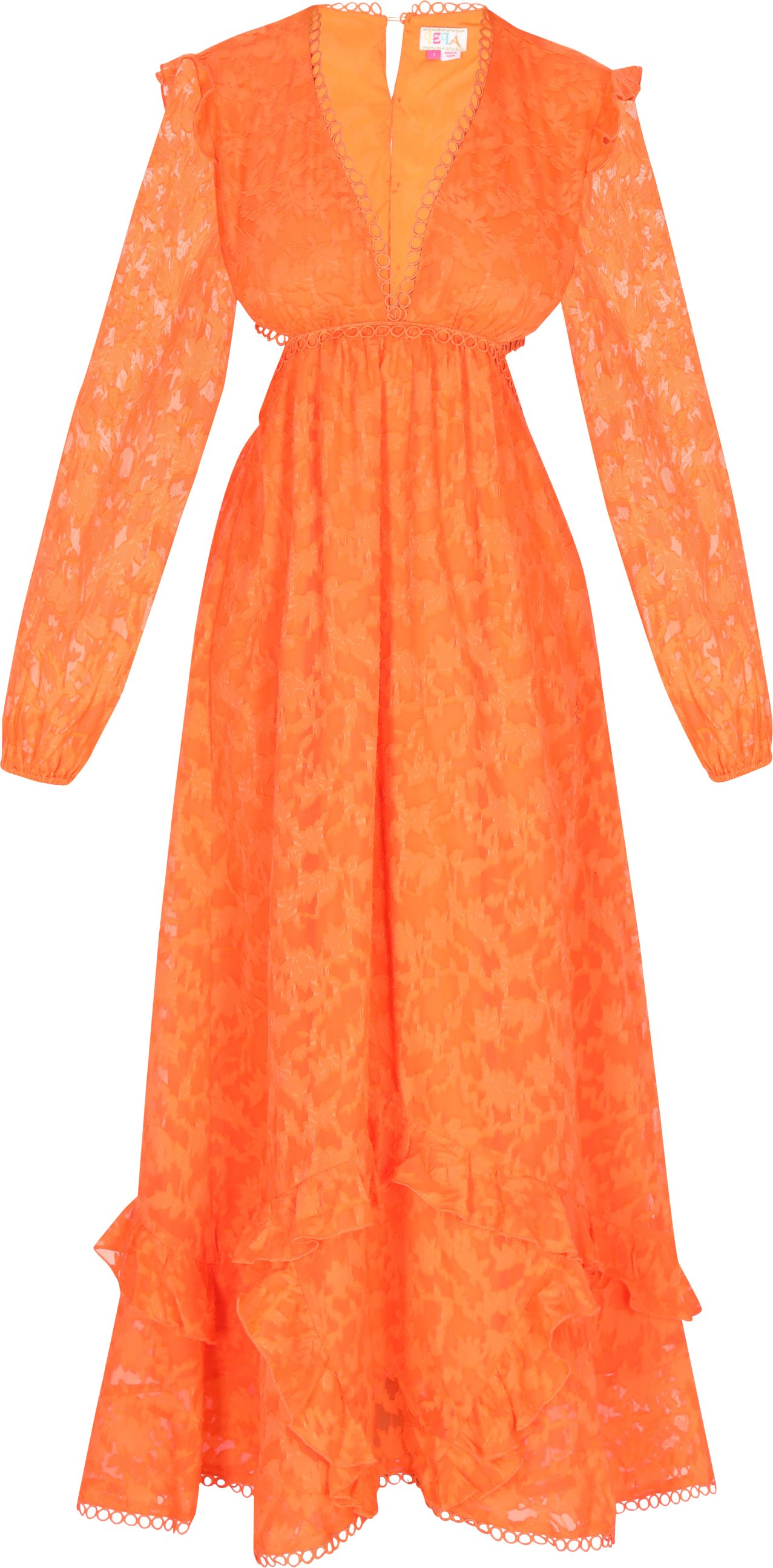 IZIA Kleid Frauen orange
