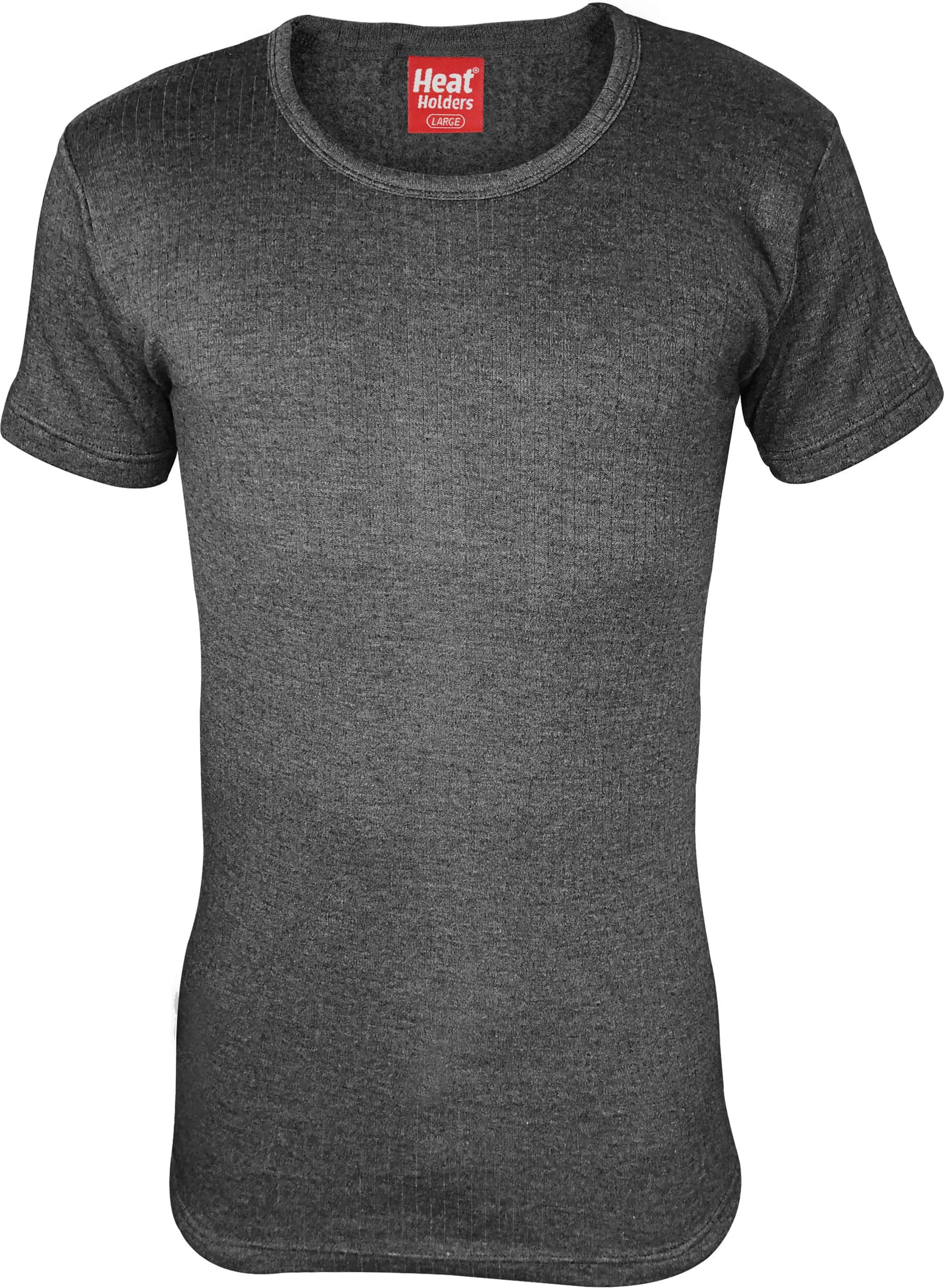 Heat Holders - Herren-Baumwoll-Wärmeunterwäsche Kurzarm-T-Shirt Weste