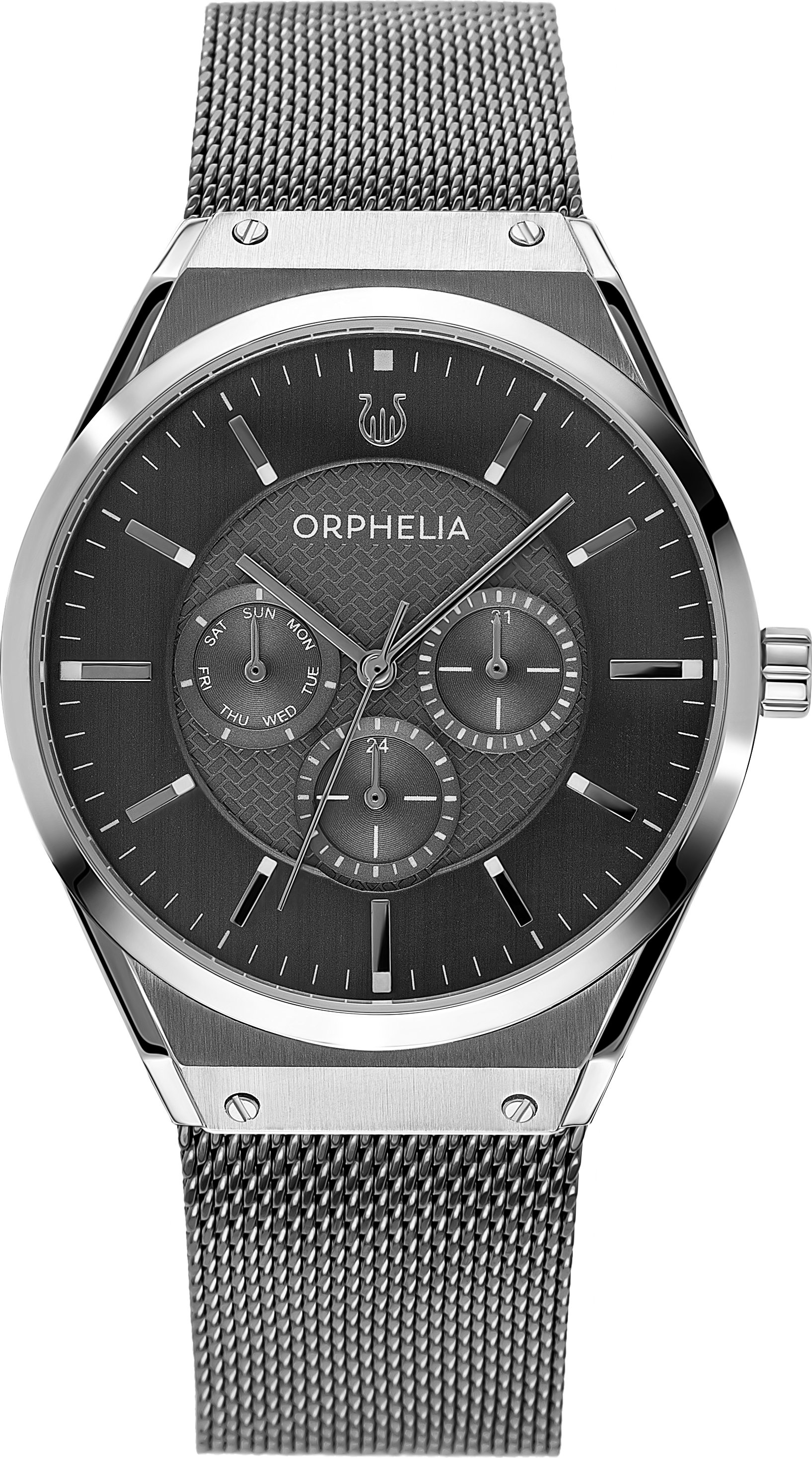 Orphelia Saffiano Herren-Armbanduhr, Grau, OR72903