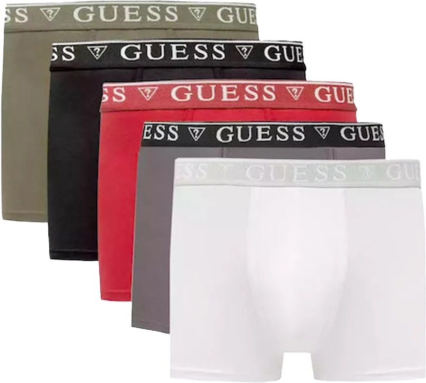 Guess Herren Boxershorts, 5er-Pack, Stretch