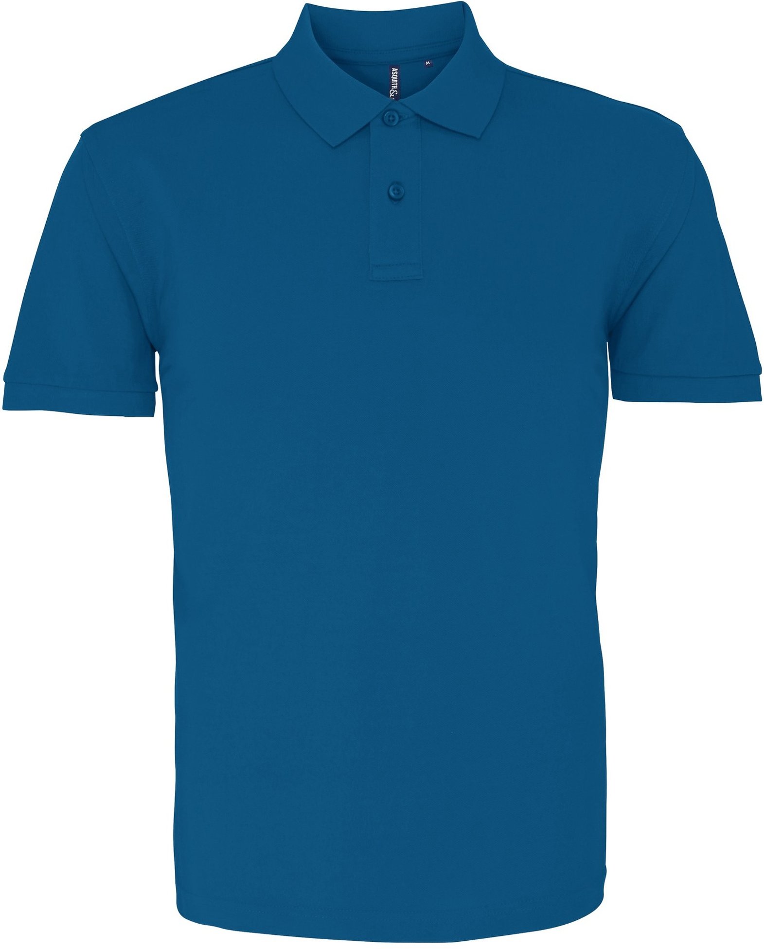 Asquith & Fox Herren-Poloshirt mit kurzen Ärmeln (Pfau)