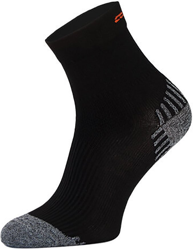 COMODO - Unisex Chaussettes de Contention pour Running Compression pour Sport - Noir