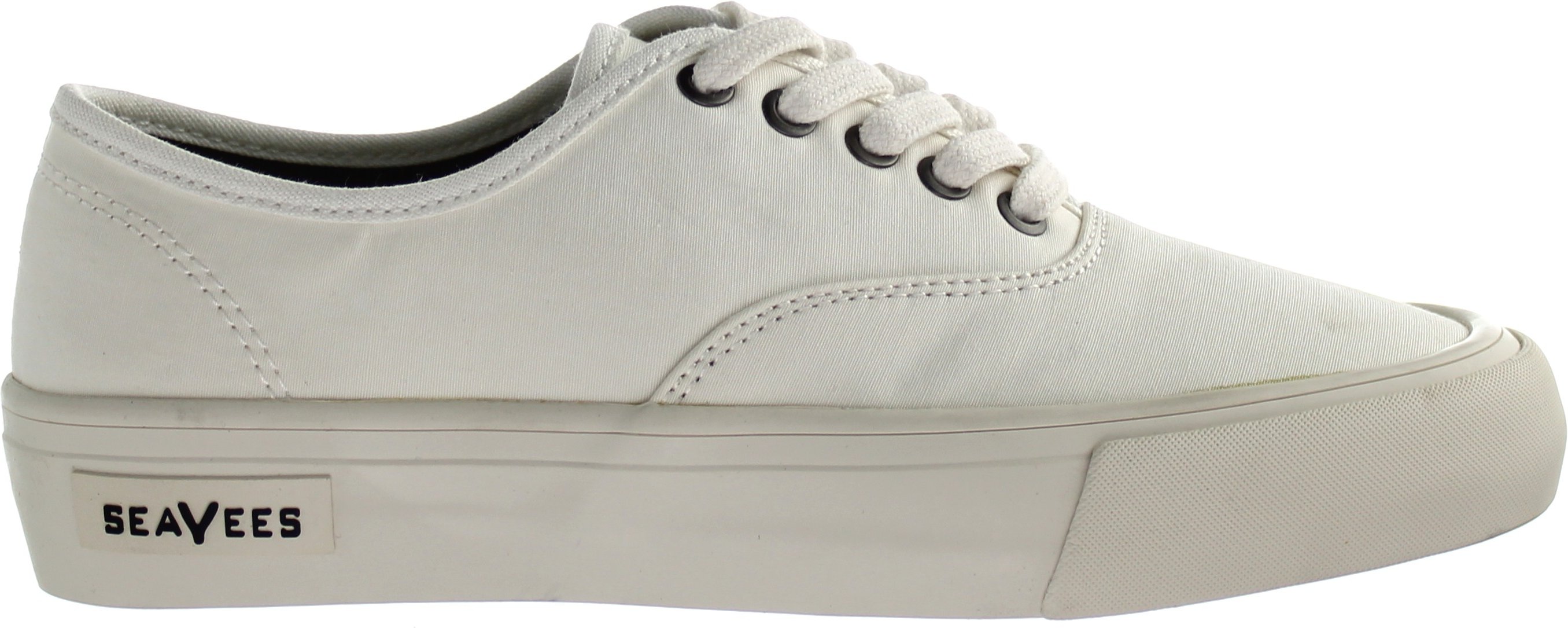 Seavees Legende Standard Schnüre-up weiße Leinwand Frauen Plimsolls