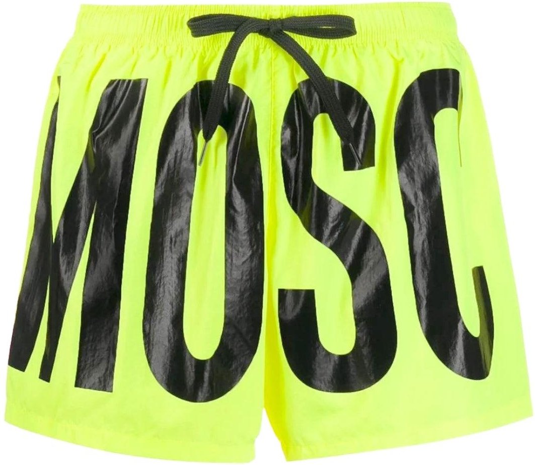 Moschino - Badeshorts für Herren, Polyester (Acid-Gelb)