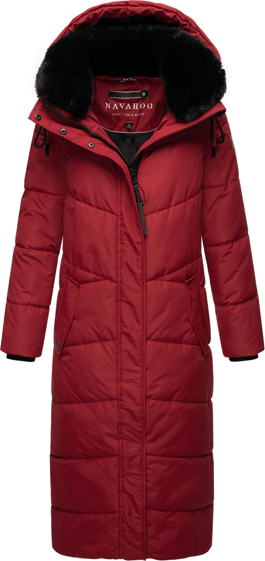 Navahoo Damen Winter Steppmantel Hingucker – Extra Lang & Warm