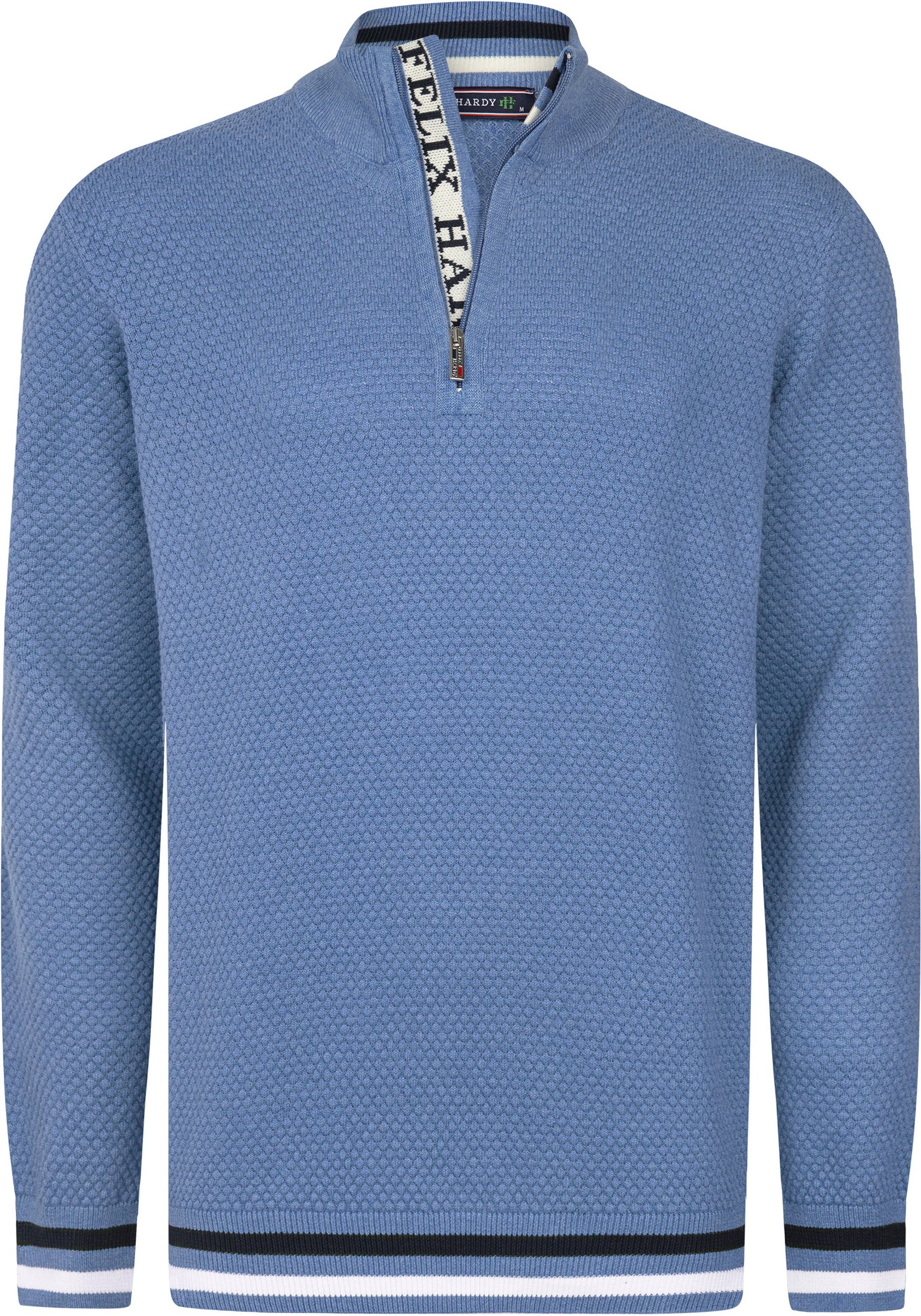 Halber Reißverschluss Baumwollpullover Pedro