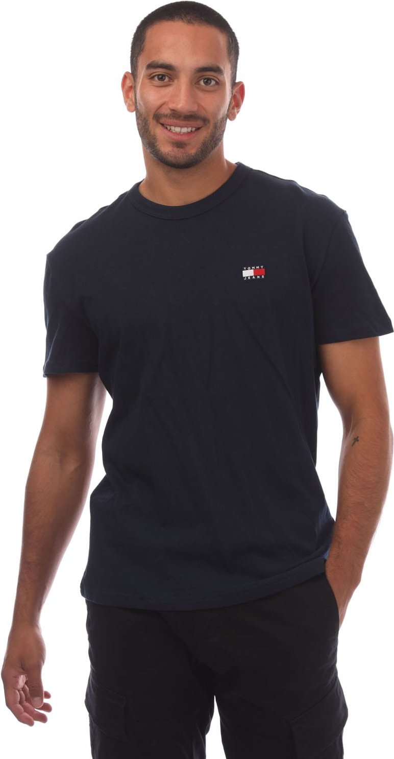 Herren Tommy Hilfiger Tonal Badge T-Shirt in Blau
