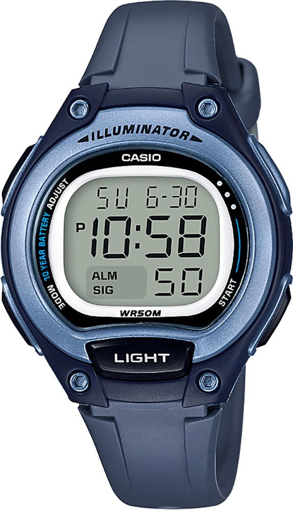 Casio Casio Collection Damenuhr blau LW-203-2AVEF