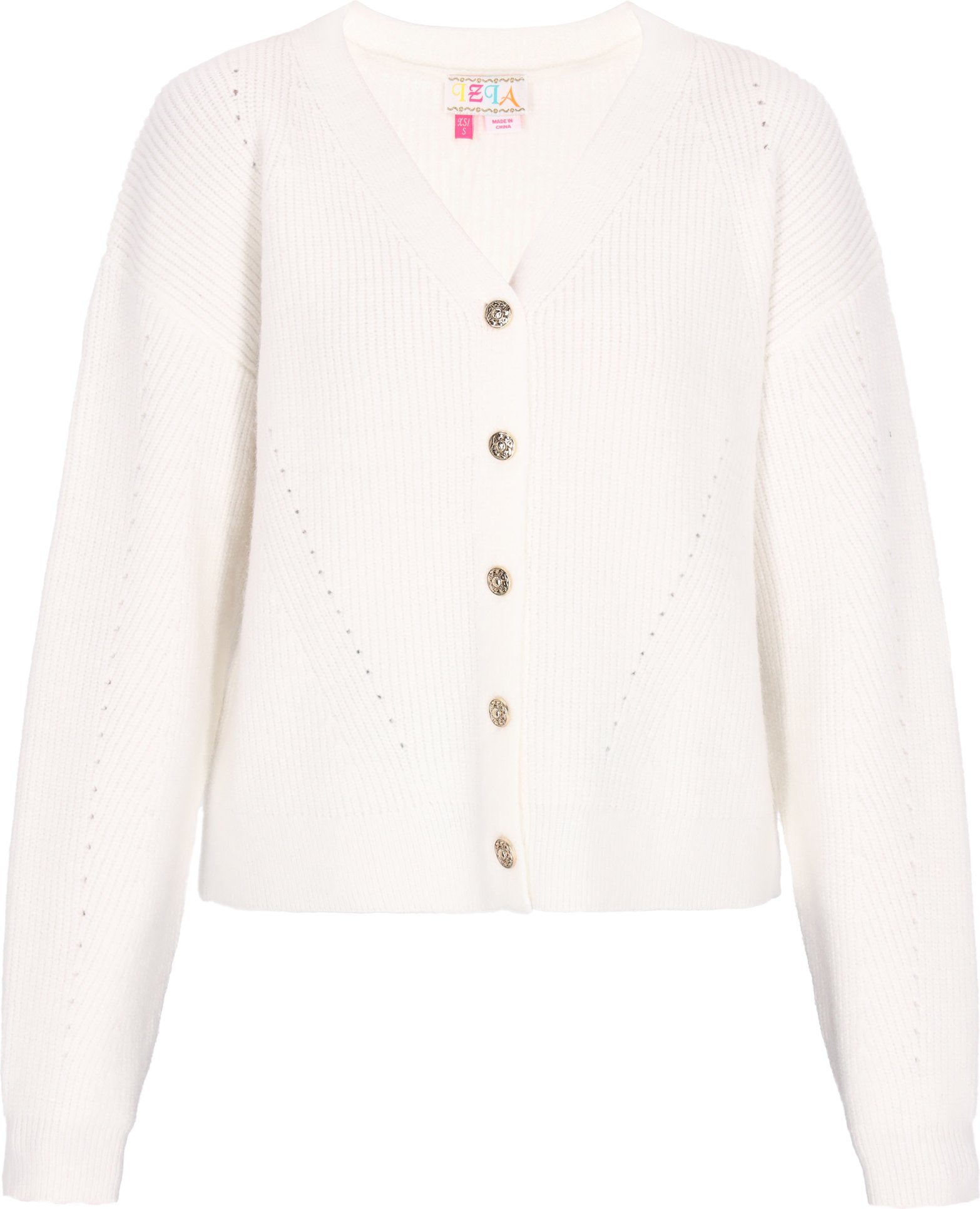 IZIA Strickjacke Frauen cremefarben