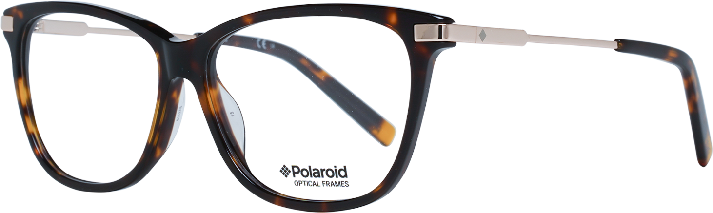 Polaroid Square Damen Dunkel Havanna Brille