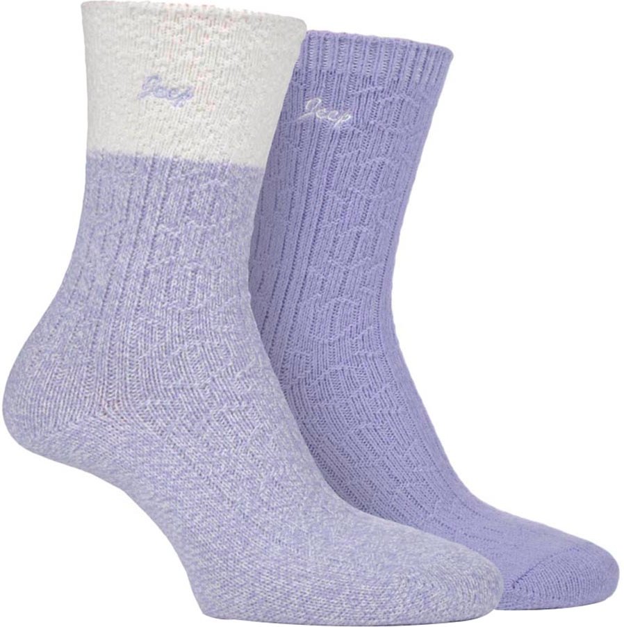 Jeep - 2er-Pack Damen Supersoft Wanderstiefel Socken