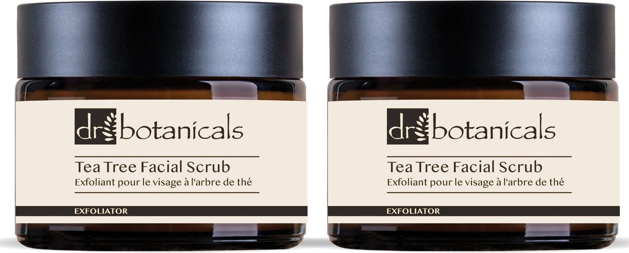 Dr Botanicals Eukalyptus & Teebaum Gesichtspeeling 50 ml x 2 Duo-Pack