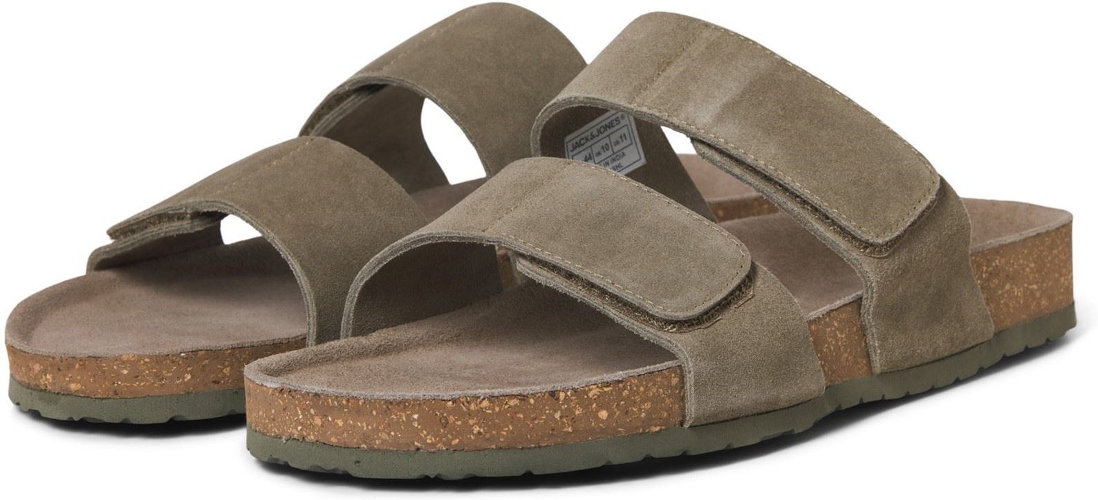 Jack & Jones Malta Wildleder Herren Martini Olive Sandalen