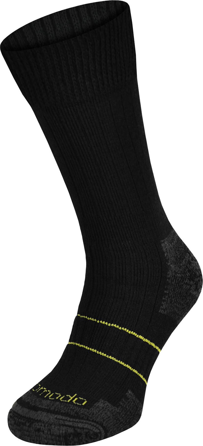 Thumbnail - Atmungsaktive Woll-Arbeitssocken | Comodo | Dicke Hochleistungs-Stiefelsocken - Schwarz