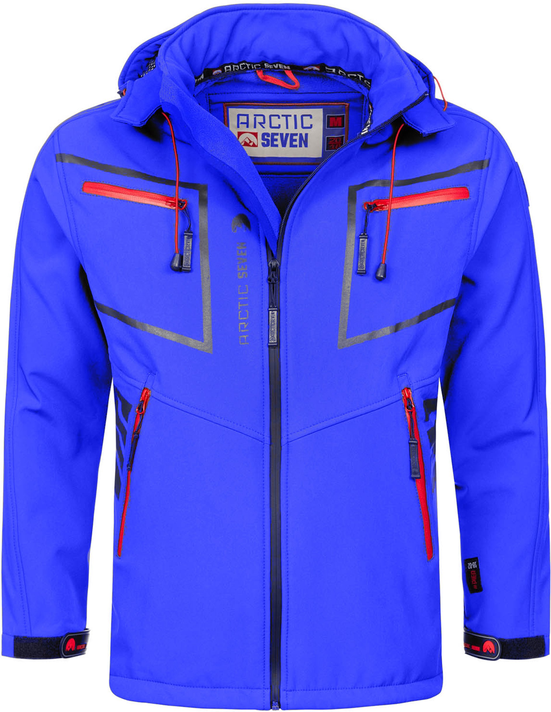 Arctic Seven Herren Softshell Jacke Blau
