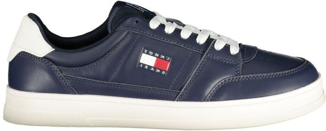 Tommy Hilfiger Blaue Leder Herren Sneakers