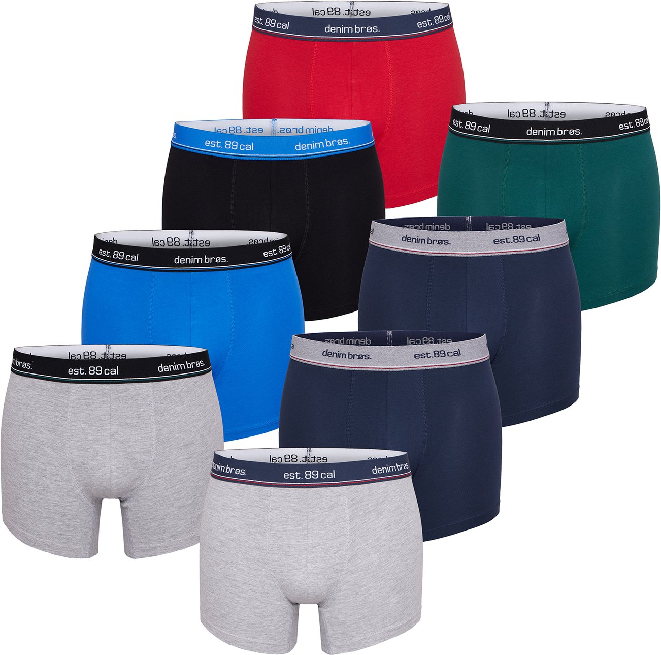 Retro Boxer Mix Colors 8-Pack