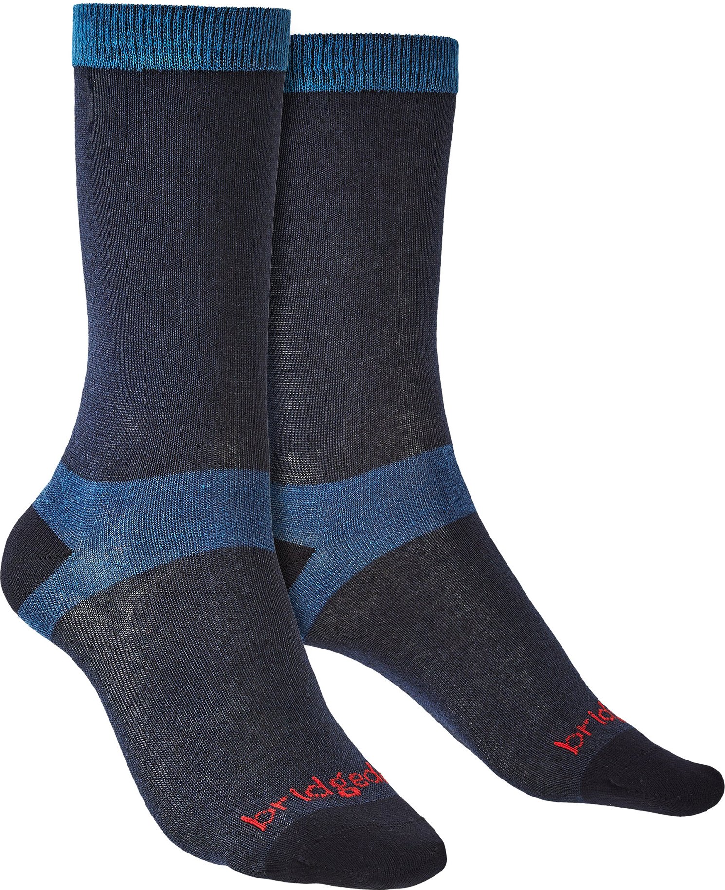 Bridgedale - 2er Pack Liner Base Layer Boot Socken - Navy
