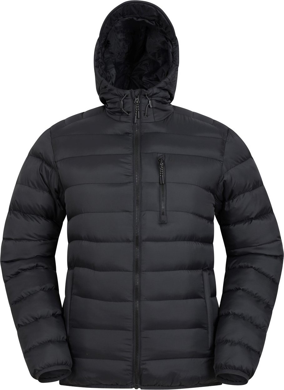 Mountain Warehouse Herren Link Gepolsterte Jacke (Schwarz)